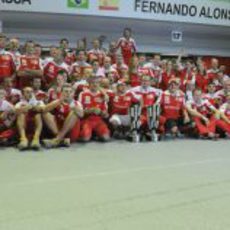 El equipo Ferrari