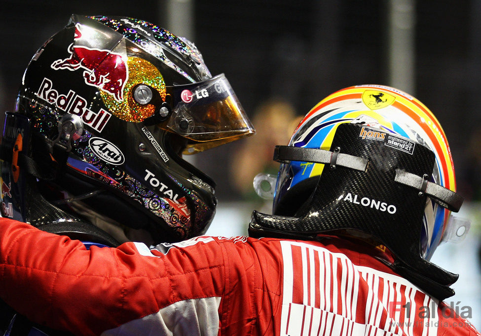 Alonso y Vettel