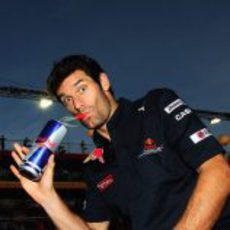 Webber en la Drivers Parade