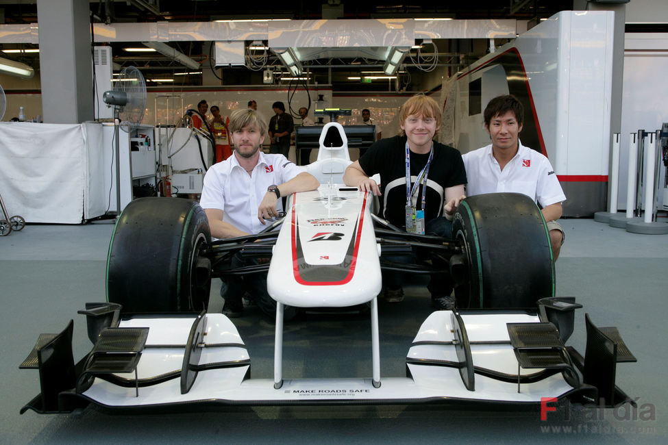 Heidfeld, Grint y Kobayashi