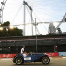 Senna en la Drivers Parade