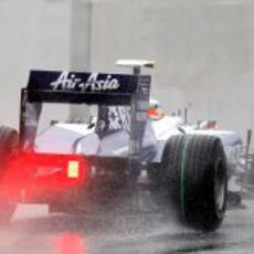 Hulkenberg en la lluvia