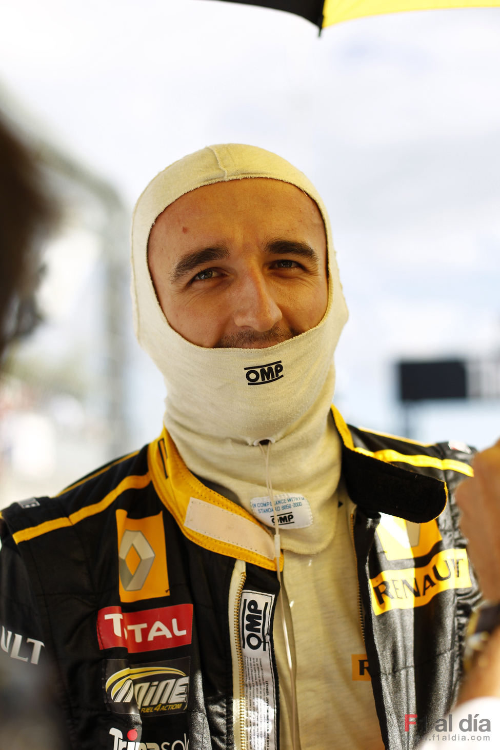 Kubica en su mono