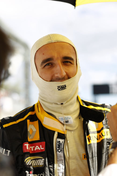 Kubica en su mono