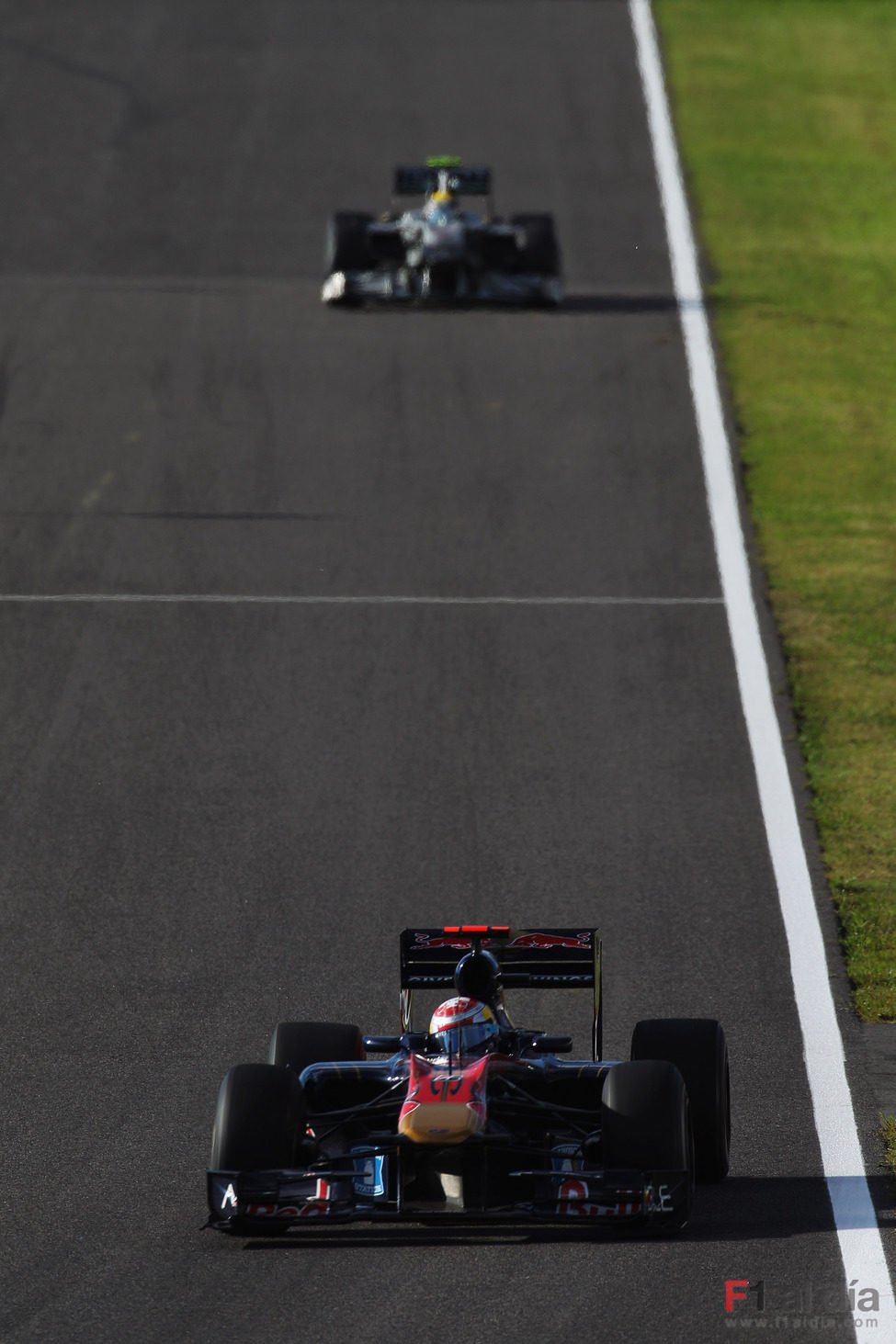 Buemi en la pista