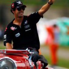 Di Grassi en la Drivers Parade