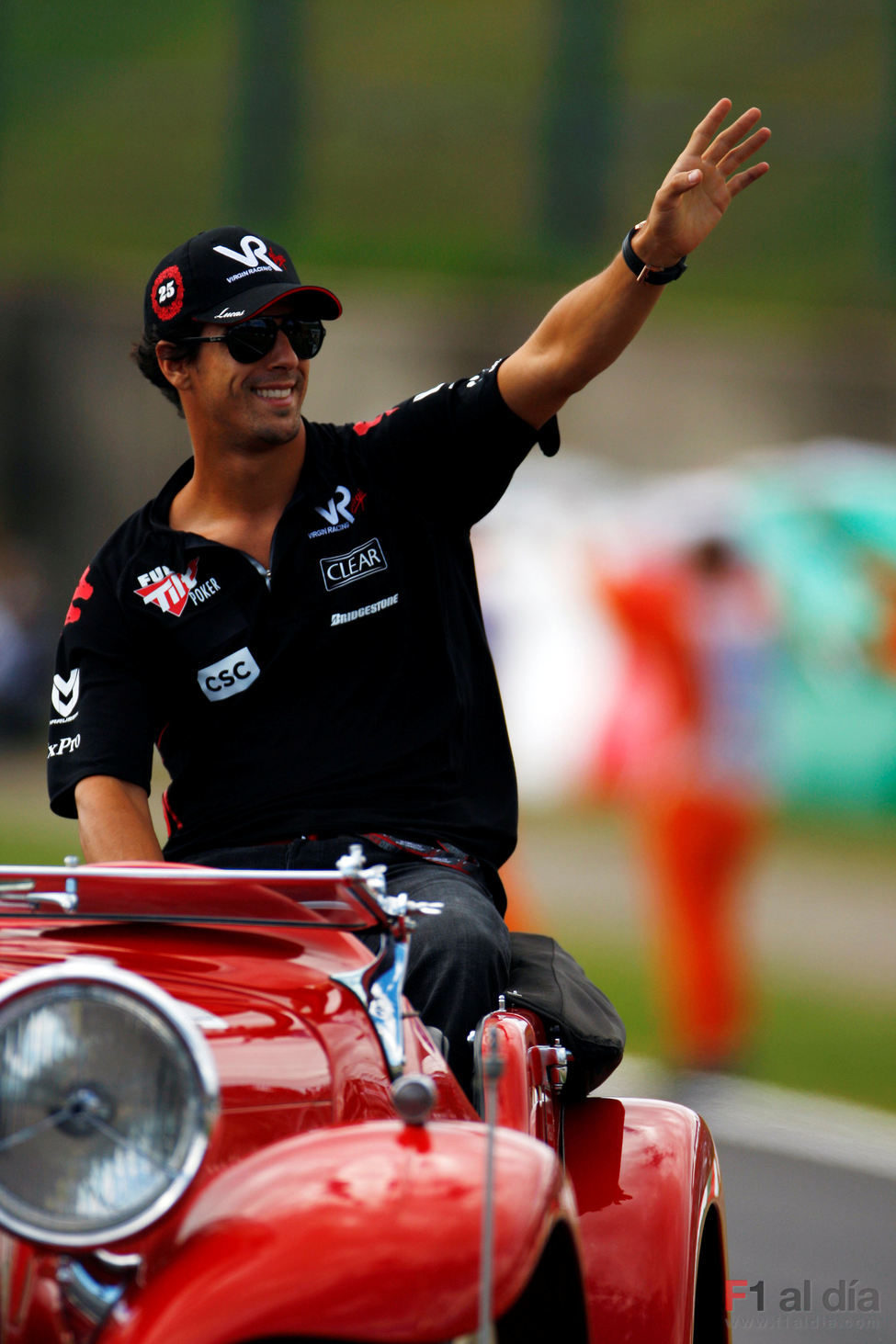 Di Grassi en la Drivers Parade