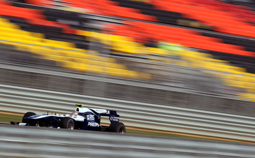 Hulkenberg en la pista