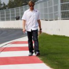 Heidfeld paseando