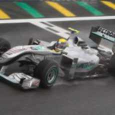 Rosberg durante la clasificación
