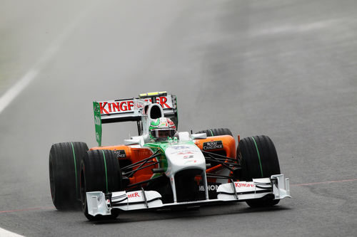 Liuzzi durante al clasificación