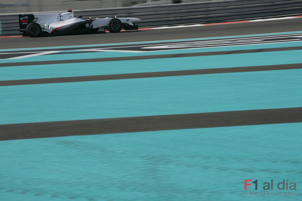 Heidfeld en Abu Dabi