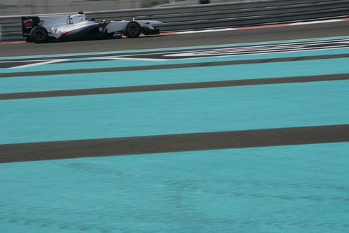 Heidfeld en Abu Dabi