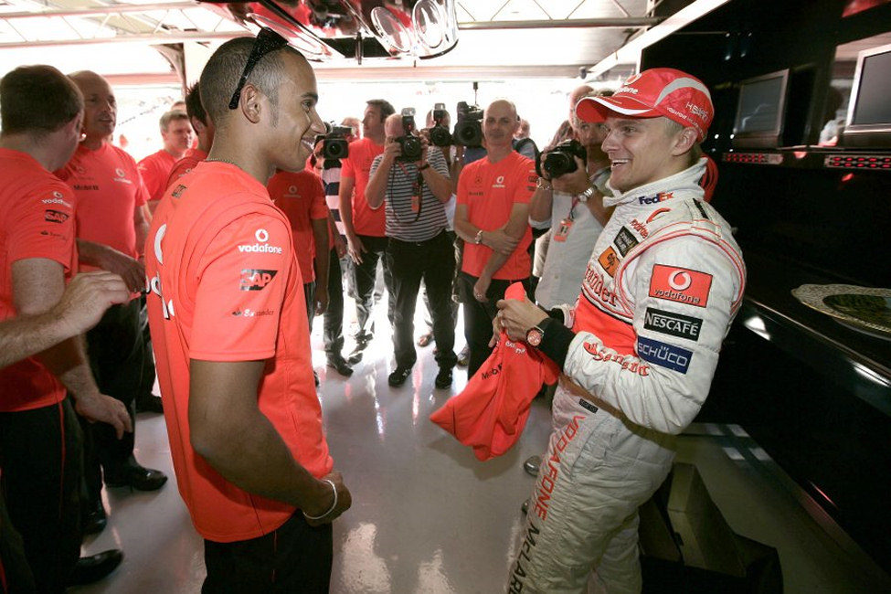 Hamilton y Kovalainen