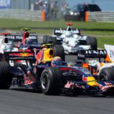 Webber pelea con Piquet