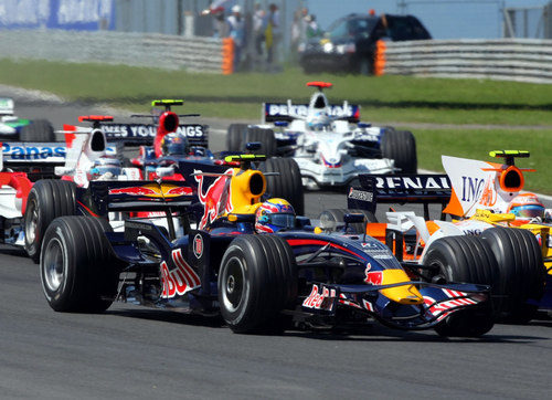 Webber pelea con Piquet