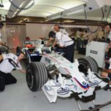 El BMW de Heidfeld