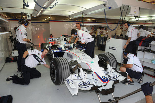 El BMW de Heidfeld