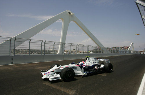 Kubica en Valencia