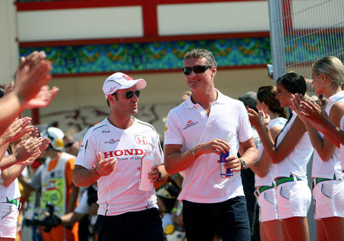 Coulthard y Barrichello