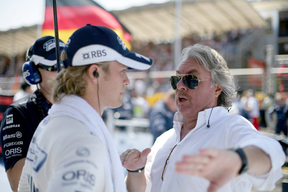 Rosberg y su padre