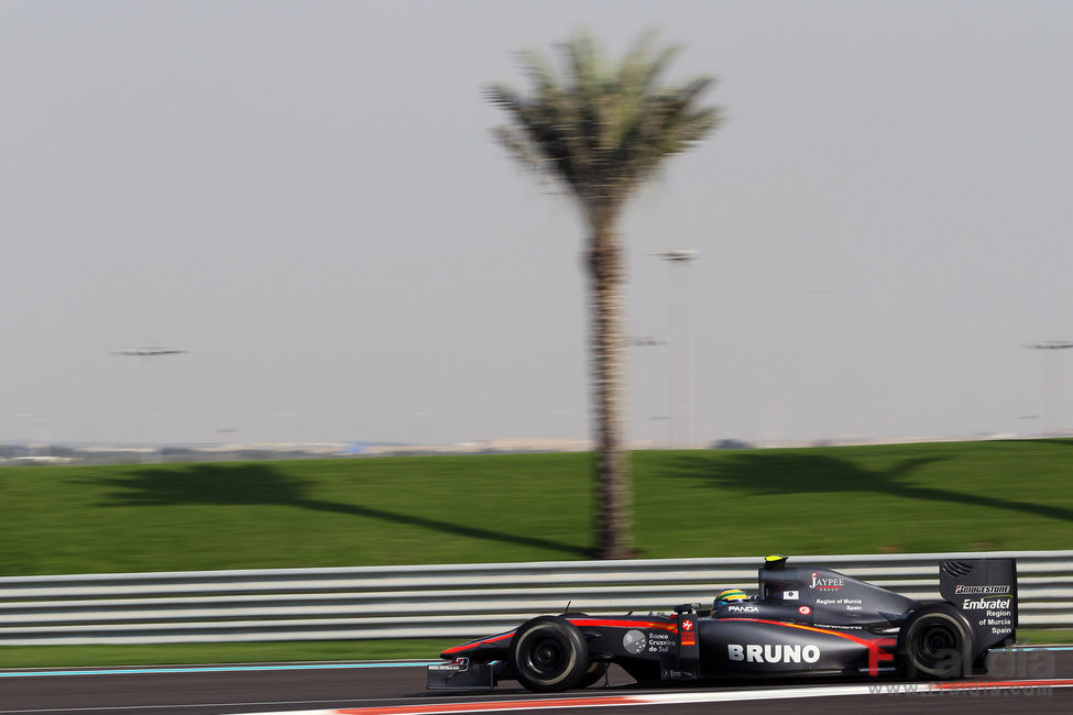 Senna durante la clasificación