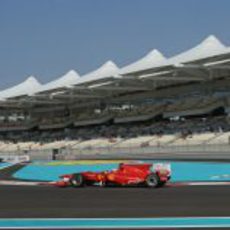 Fernando Alonso en Abu Dabi