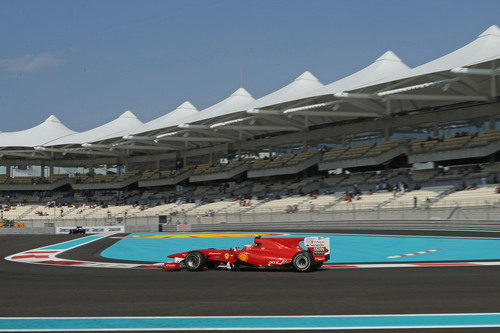 Fernando Alonso en Abu Dabi