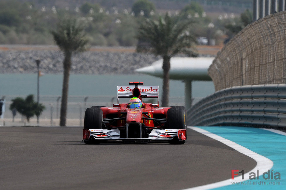 Debut de Massa en Yas Marina