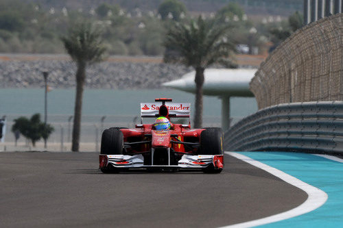 Debut de Massa en Yas Marina