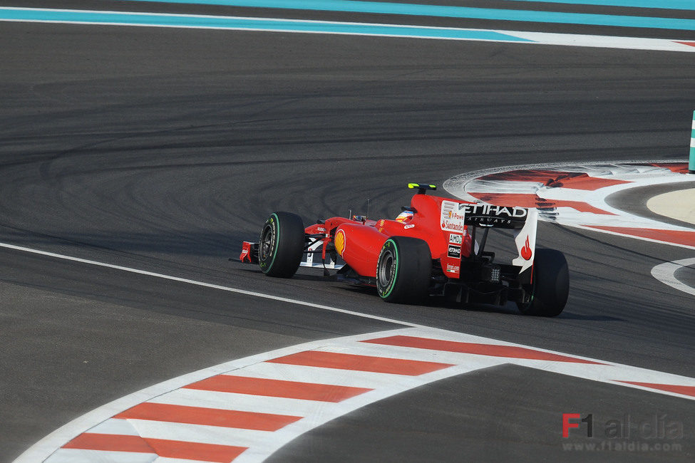 Fernando Alonso en sus útlimas vueltas antes de la calificación