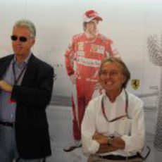 Piero Ferrari y Luca di Montezemolo en Abu Dabi 2010