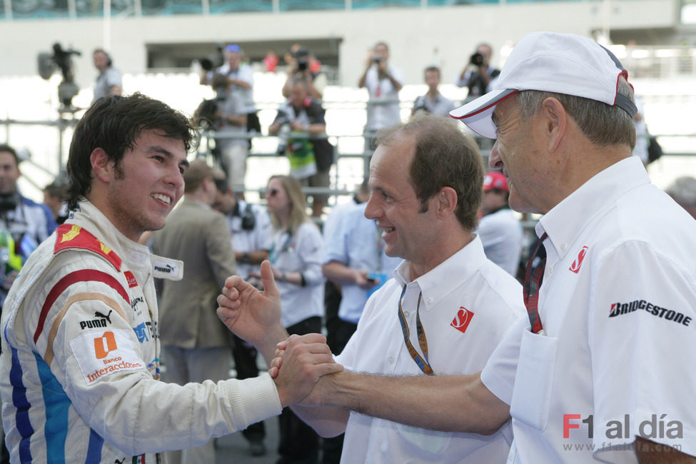 Peter Sauber felicita a Sergio Pérez