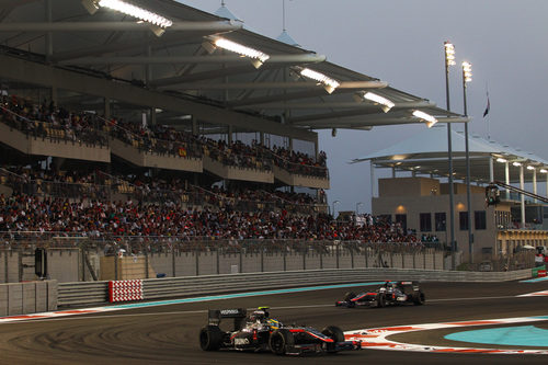 Senna en Abu Dabi