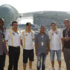 Los VIPs del equipo Renault