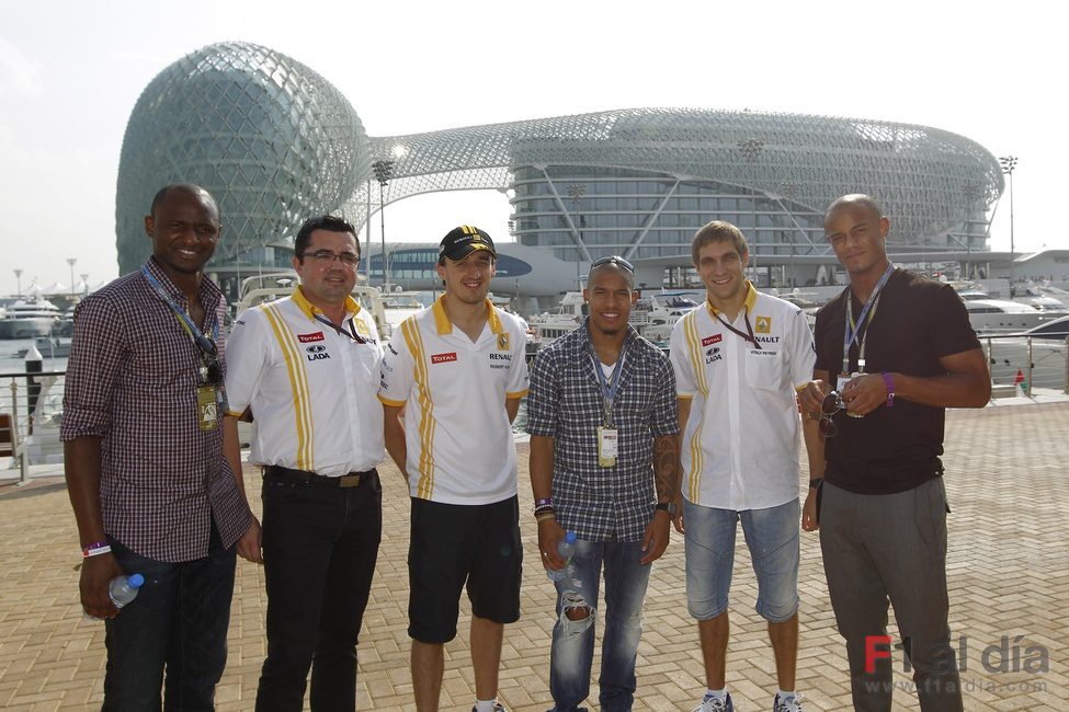 Los VIPs del equipo Renault