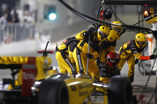 Robert Kubica a boxes