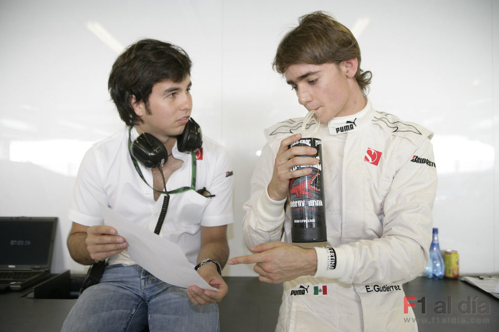 Esteban Gutiérrez y Sergio Pérez