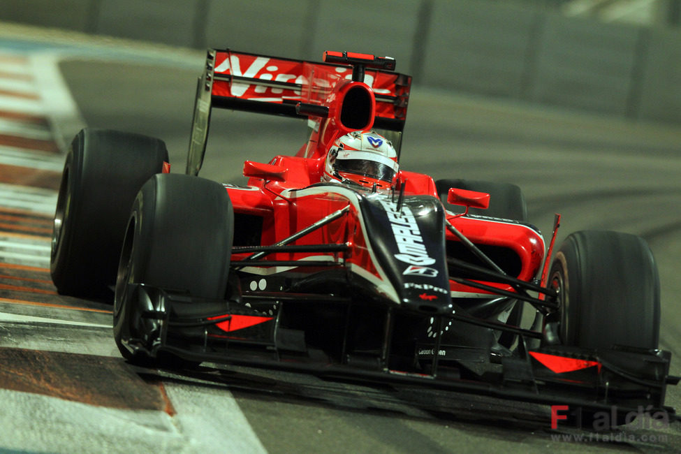 Timo Glock acabó la carrera el 18º