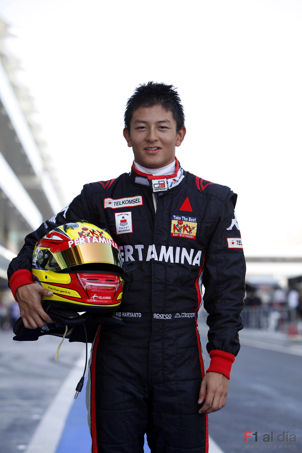 Rio Haryanto, piloto de Virgin en los test