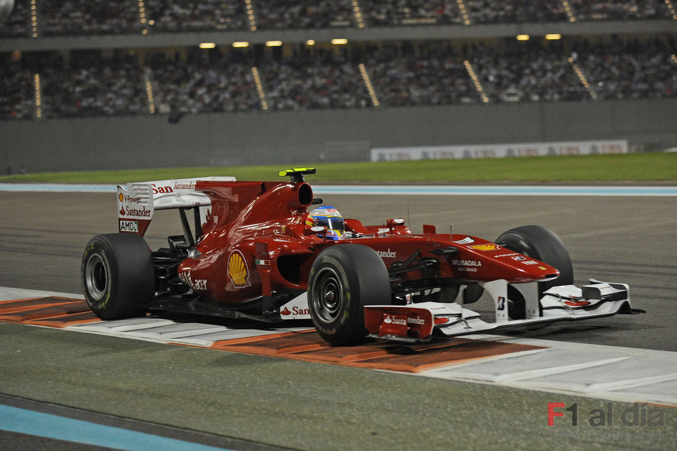 Alonso perdió el Mundial en el GP de Abu Dabi