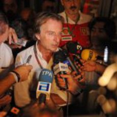 Luca di Montezemolo tras la carrera