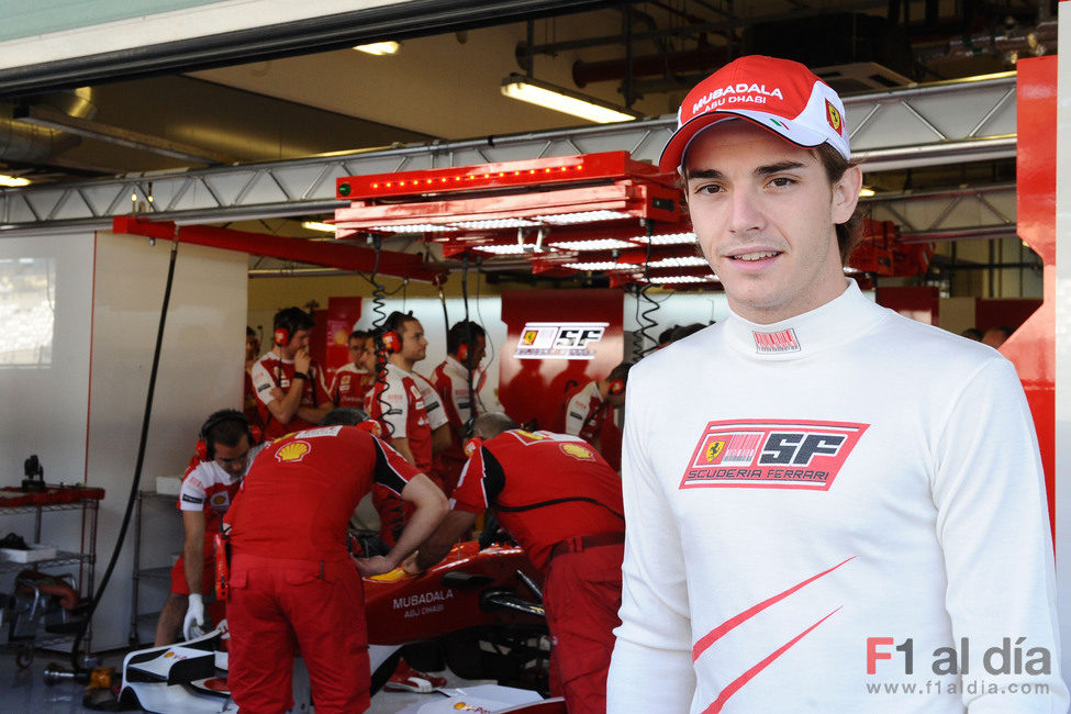 Jules Bianchi, piloto probador de Ferrari en 2011