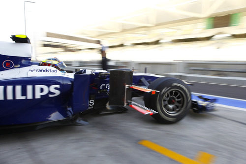 Williams experimenta en Abu Dabi