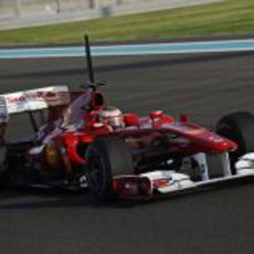 Jules Bianchi en su segunda jornada a los mandos del F10