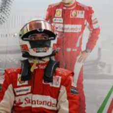 Jules con el casco puesto