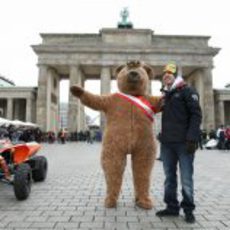 Vettel y el oso