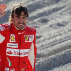 Alonso feliz en las Ferrari World Finals