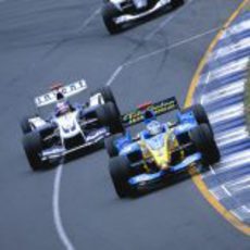 Trulli pelea con Montoya en Australia