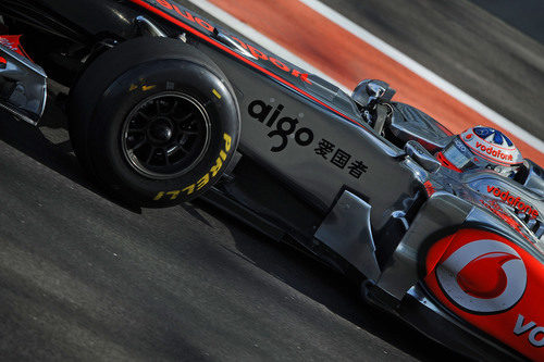 Gary Paffett en una de sus pocas oportunidades de subirse al McLaren
